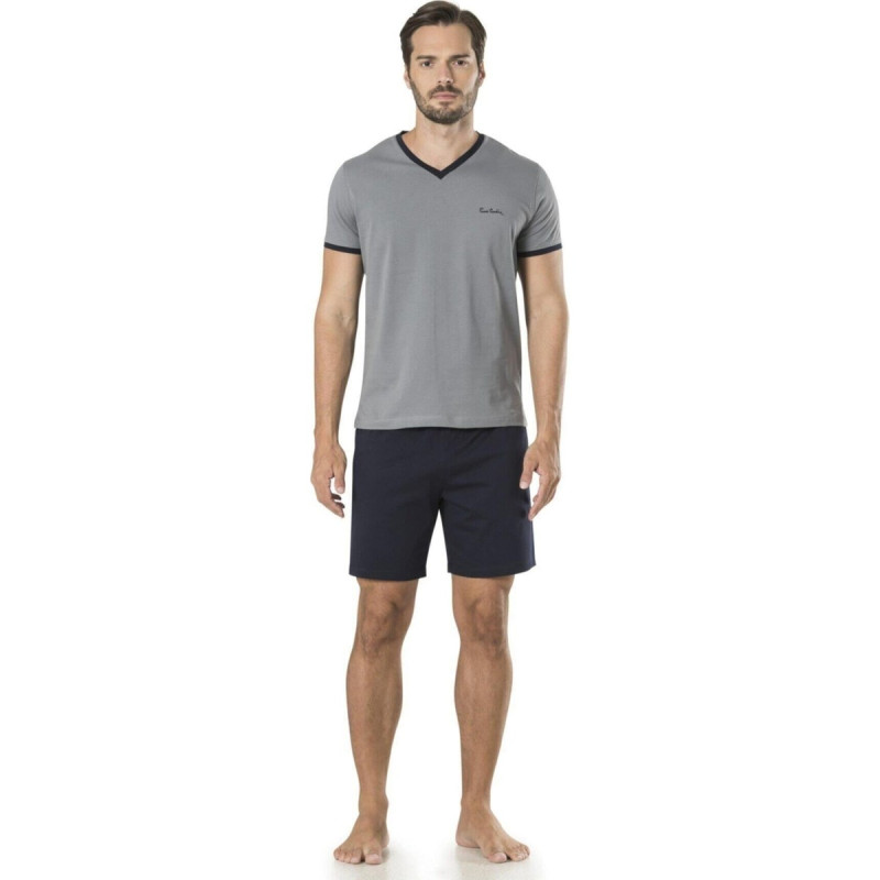 Pierre Cardin 5595 5'li Röpteşambır Pijama Seti - Gri Pierre Cardin 5595 5'li Röpteşambır Pijama Seti - Gri