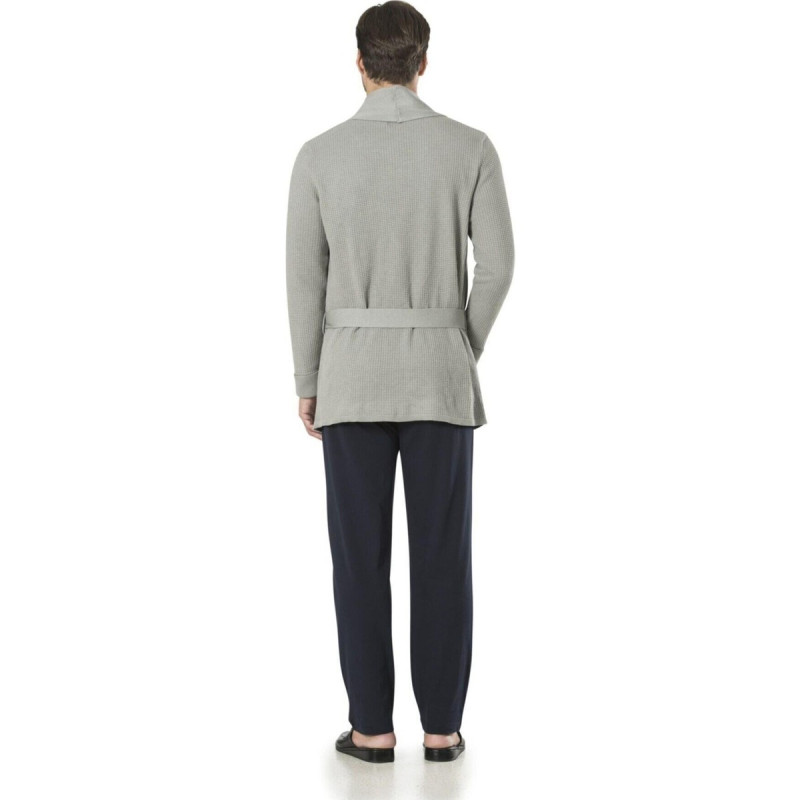 Pierre Cardin 5595 5'li Röpteşambır Pijama Seti - Gri Pierre Cardin 5595 5'li Röpteşambır Pijama Seti - Gri