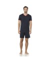 Pierre Cardin 5595 5'li Röpteşambır Pijama Seti Lacivert Pierre Cardin 5595 5'li Röpteşambır Pijama Seti Lacivert