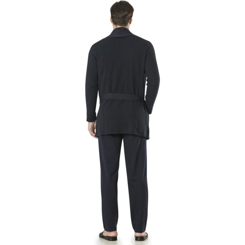 Pierre Cardin 5595 5'li Röpteşambır Pijama Seti Lacivert Pierre Cardin 5595 5'li Röpteşambır Pijama Seti Lacivert