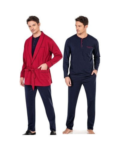Pierre Cardin 5605 3'lü Röpteşambır Pijama Seti - Bordo Pierre Cardin 5605 3'lü Röpteşambır Pijama Seti - Bordo