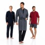 Pierre Cardin 5li Penye Robdöşambr Damat Pijama Set 5560
