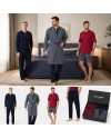 Pierre Cardin 5li Penye Robdöşambr Damat Pijama Set 5560