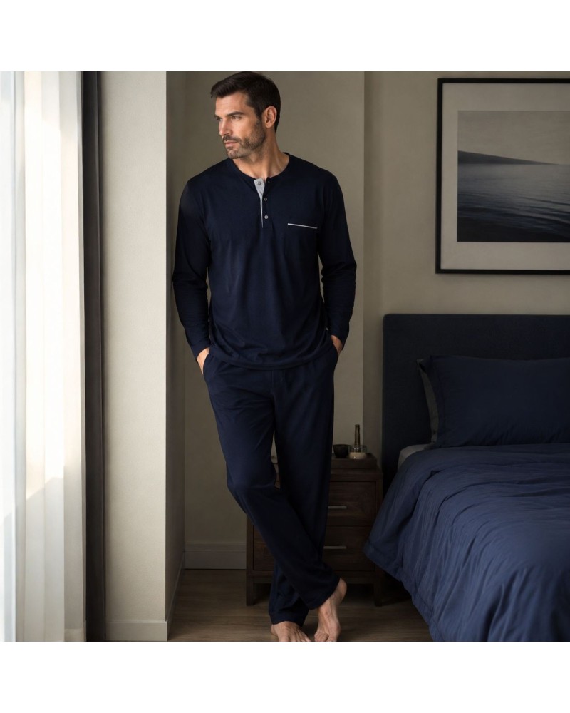 Pierre Cardin 5li Penye Robdöşambr Damat Pijama Set 5560