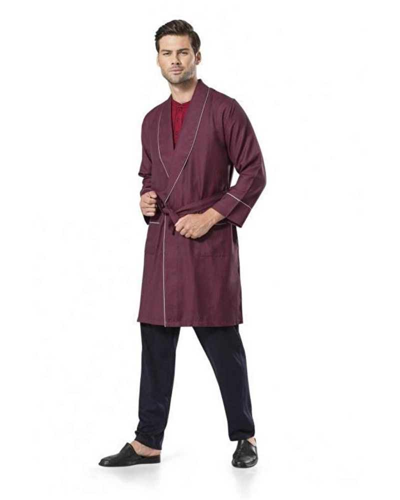 Pierre Cardin 5li Penye Robdöşambr Şort Pijama Set 5590