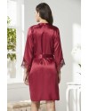 Pierre Cardin 6'lı Bordo Kısa Gecelik Sabahlık Çeyiz Set 6040
