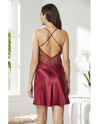 Pierre Cardin 6'lı Bordo Kısa Gecelik Sabahlık Çeyiz Set 6040 Pierre Cardin 6'lı Bordo Kısa Gecelik Sabahlık Çeyiz Set 6040