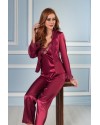 Pierre Cardin 6'lı Bordo Midi Gecelik Sabahlık Set 6335