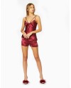 Pierre Cardin 6'lı Bordo Uzun Gecelik Sabahlık Set 6025 Pierre Cardin 6'lı Bordo Uzun Gecelik Sabahlık Set 6025