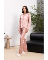 Pierre Cardin 6'lı Brandy Uzun Gecelik Sabahlık Set 6035