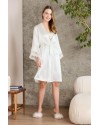Pierre Cardin 6'lı Ekru Kısa Gecelik Sabahlık Çeyiz Set 6040 Pierre Cardin 6'lı Ekru Kısa Gecelik Sabahlık Çeyiz Set 6040