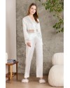 Pierre Cardin 6'lı Ekru Kısa Gecelik Sabahlık Çeyiz Set 6040 Pierre Cardin 6'lı Ekru Kısa Gecelik Sabahlık Çeyiz Set 6040
