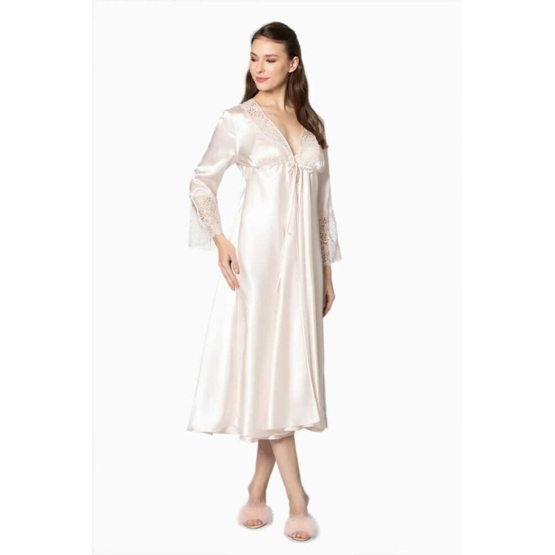 Pierre Cardin İnci 6'lı Full Güpür Gecelik Sabahlık TK 6620 Pierre Cardin İnci 6'lı Full Güpür Gecelik Sabahlık TK 6620