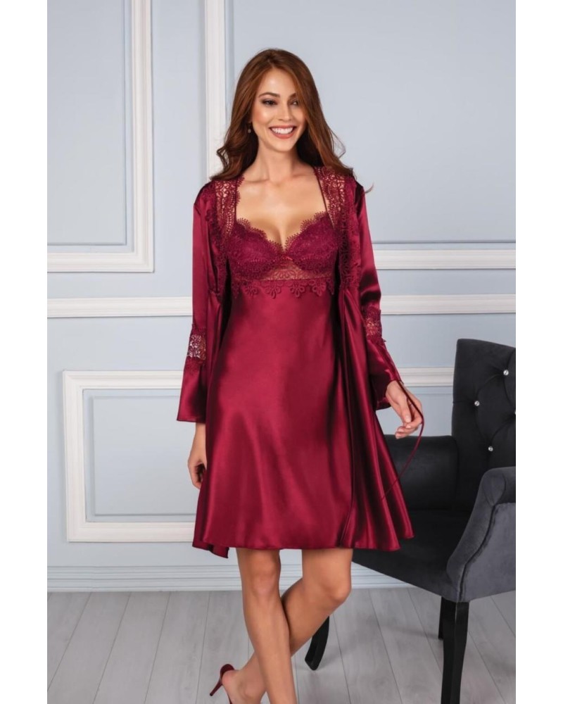 Pierre Cardin 6'lı Kaplı Gecelik Sabahlık Set 6325
