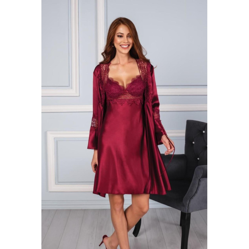 Pierre Cardin 6'lı Kaplı Gecelik Sabahlık Set 6325 Pierre Cardin 6'lı Kaplı Gecelik Sabahlık Set 6325