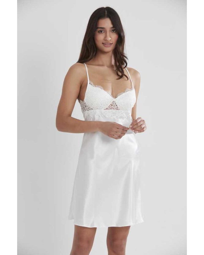 Pierre Cardin 6'lı Kaplı Gecelik Sabahlık Set 6325 Ekru Renk