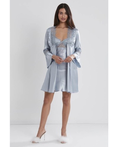 Pierre Cardin 6'lı Kaplı Gecelik Sabahlık Set 6325 Mist
