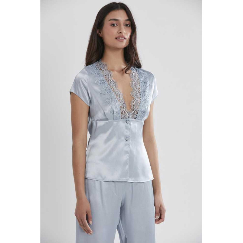 Pierre Cardin 6'lı Kaplı Gecelik Sabahlık Set 6325 Mist Pierre Cardin 6'lı Kaplı Gecelik Sabahlık Set 6325 Mist