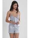 Pierre Cardin 6'lı Kaplı Gecelik Sabahlık Set 6325 Mist