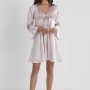 Pierre Cardin 6'lı Kaplı Gecelik Sabahlık Set 6325 Pudra