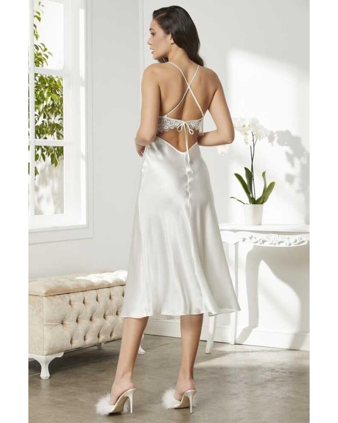 Pierre Cardin 6'lı Kaplı Gecelik Sabahlık Set 6425 ekru Pierre Cardin 6'lı Kaplı Gecelik Sabahlık Set 6425 ekru