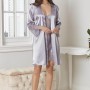 Pierre Cardin 6'lı Kaplı Midi Gecelik Sabahlık Set 6015 Royal