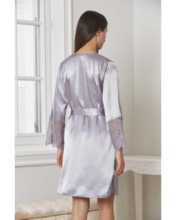 Pierre Cardin 6'lı Kaplı Midi Gecelik Sabahlık Set 6015 Royal Pierre Cardin 6'lı Kaplı Midi Gecelik Sabahlık Set 6015 Royal