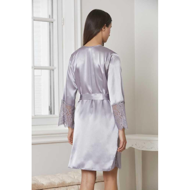 Pierre Cardin 6'lı Kaplı Midi Gecelik Sabahlık Set 6015 Royal Pierre Cardin 6'lı Kaplı Midi Gecelik Sabahlık Set 6015 Royal