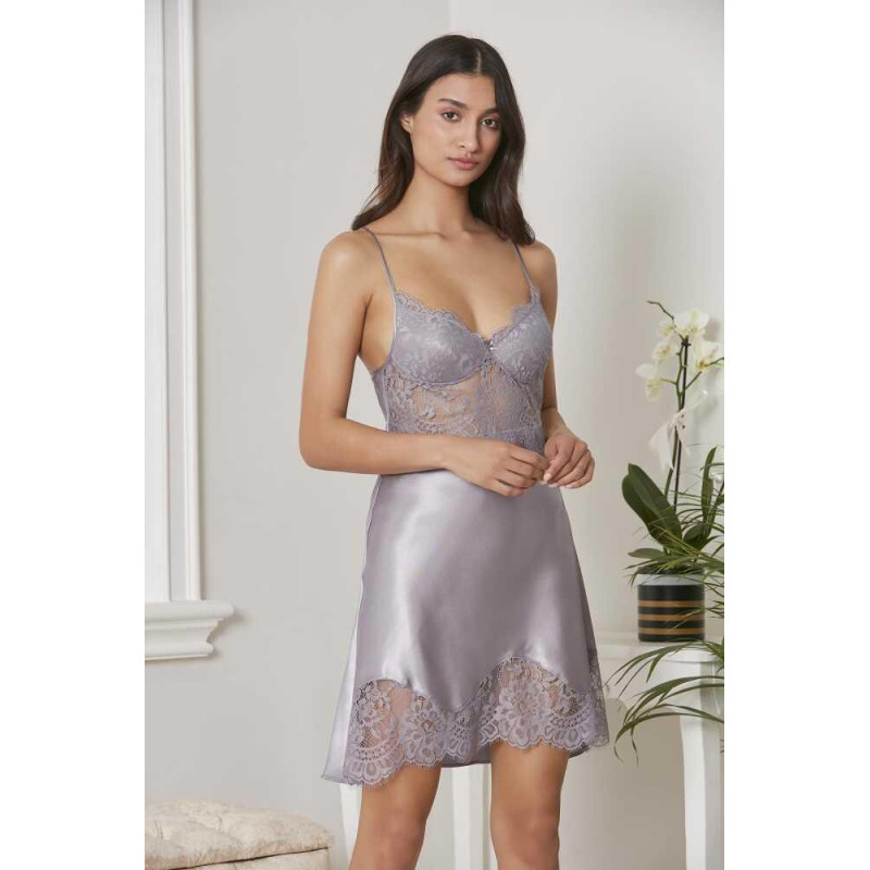 Pierre Cardin 6'lı Kaplı Midi Gecelik Sabahlık Set 6015 Royal Pierre Cardin 6'lı Kaplı Midi Gecelik Sabahlık Set 6015 Royal