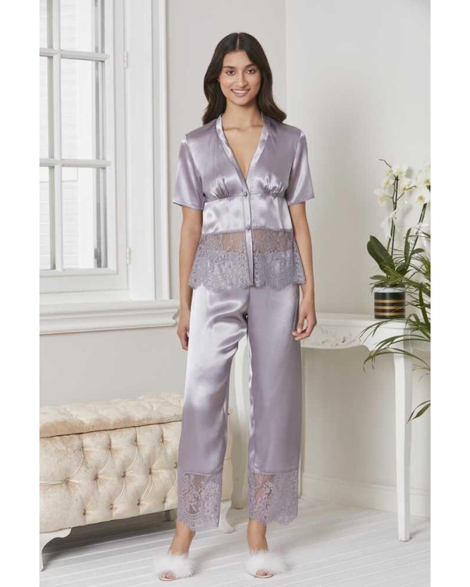 Pierre Cardin 6'lı Kaplı Midi Gecelik Sabahlık Set 6015 Royal Pierre Cardin 6'lı Kaplı Midi Gecelik Sabahlık Set 6015 Royal