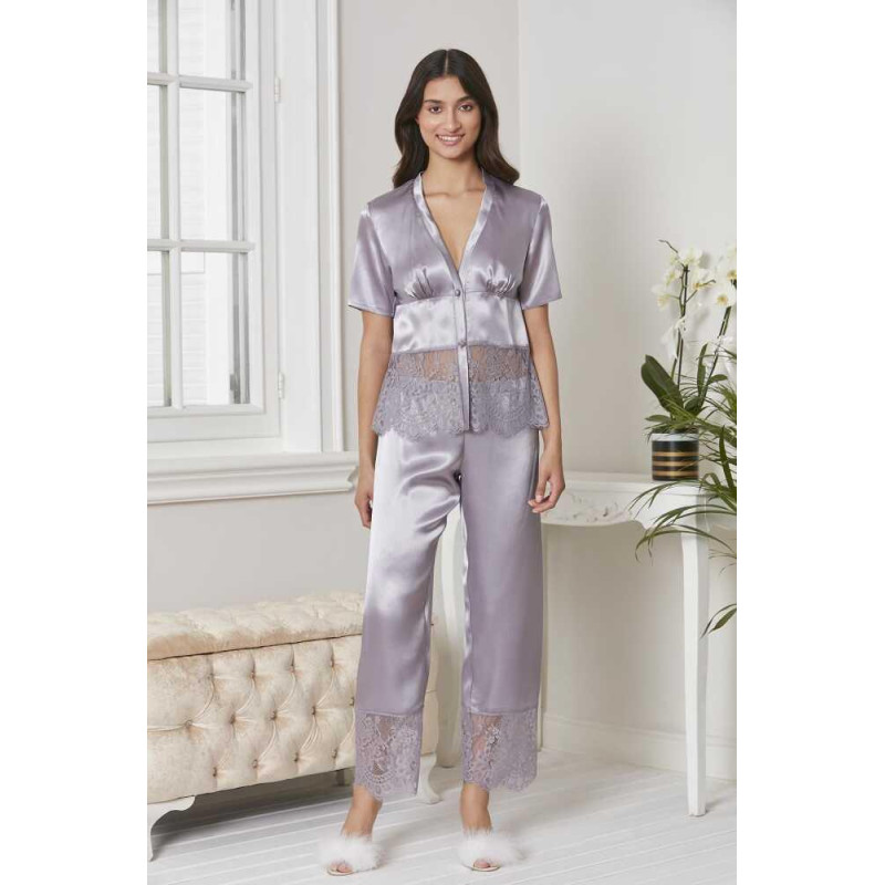 Pierre Cardin 6'lı Kaplı Midi Gecelik Sabahlık Set 6015 Royal Pierre Cardin 6'lı Kaplı Midi Gecelik Sabahlık Set 6015 Royal