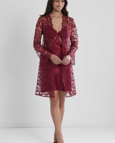 Pierre Cardin 6'lı Kaplı Midi Gecelik Sabahlık Set 6225