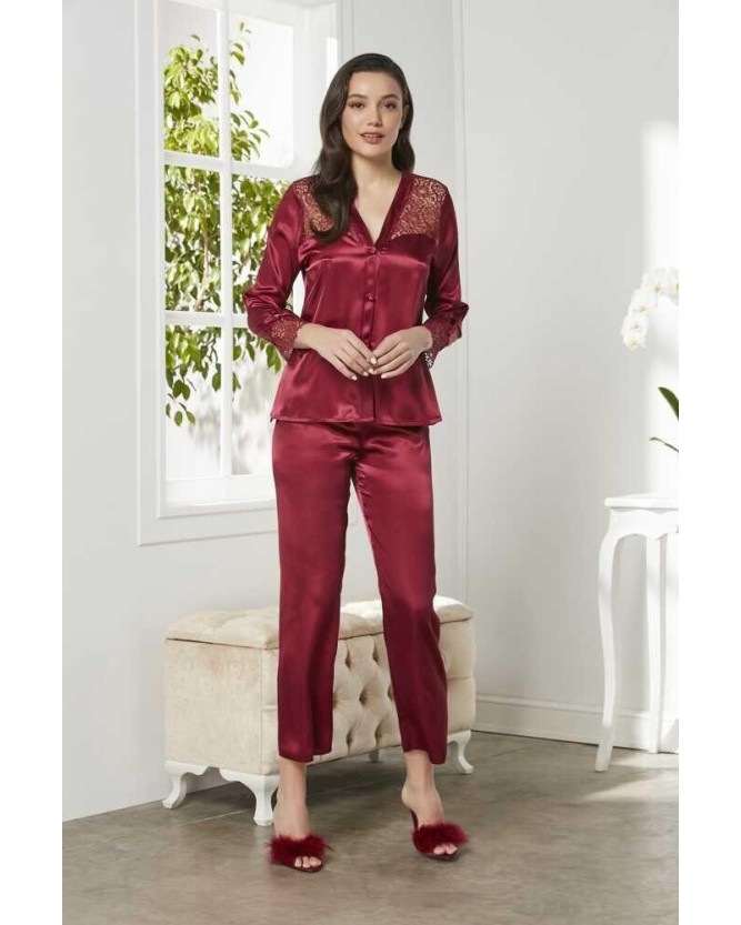 Pierre Cardin 6'lı Kaplı Midi Gecelik Sabahlık Set 6625