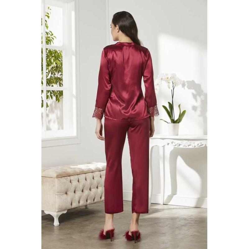 Pierre Cardin 6'lı Kaplı Midi Gecelik Sabahlık Set 6625