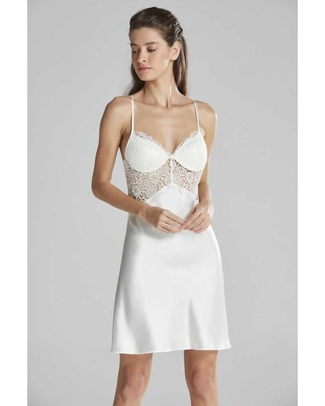 Pierre Cardin 6'lı Ekru Kaplı Midi Gecelik Sabahlık Set 6625 Pierre Cardin 6'lı Ekru Kaplı Midi Gecelik Sabahlık Set 6625