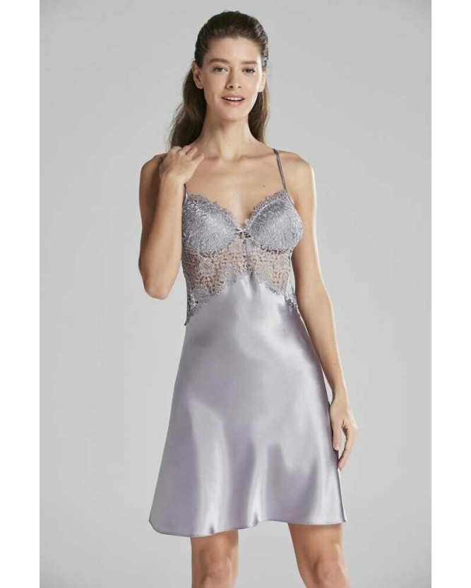 Pierre Cardin 6'lı Kaplı Midi Gecelik Sabahlık Set 6625 Royal