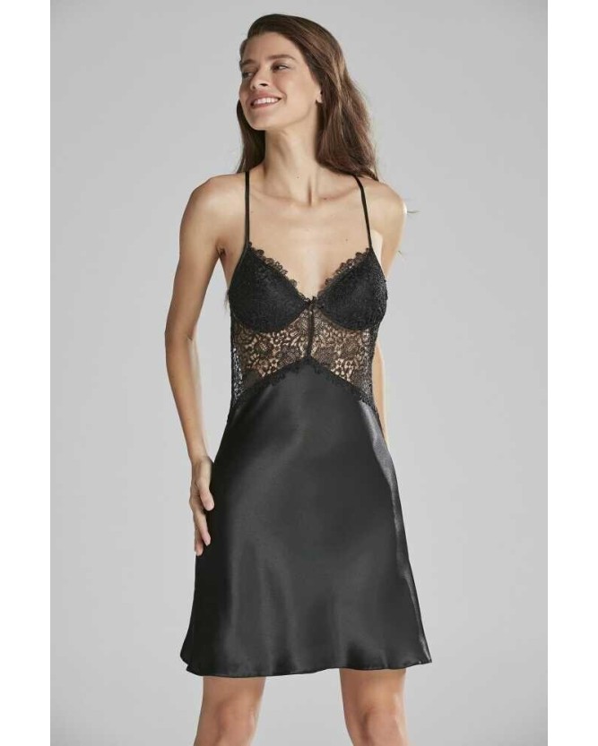 Pierre Cardin 6'lı Kaplı Midi Gecelik Sabahlık Set 6625 Siyah Pierre Cardin 6'lı Kaplı Midi Gecelik Sabahlık Set 6625 Siyah