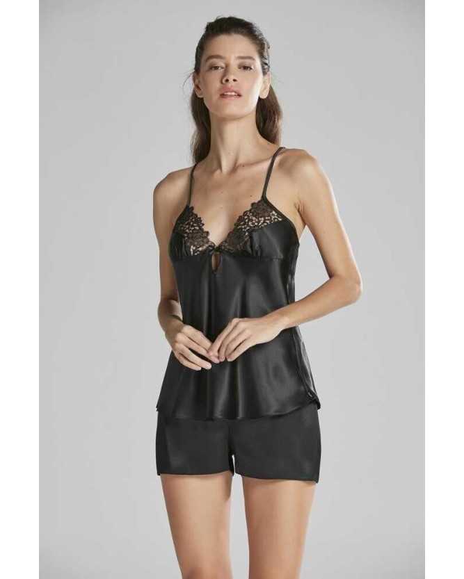 Pierre Cardin 6'lı Kaplı Midi Gecelik Sabahlık Set 6625 Siyah Pierre Cardin 6'lı Kaplı Midi Gecelik Sabahlık Set 6625 Siyah