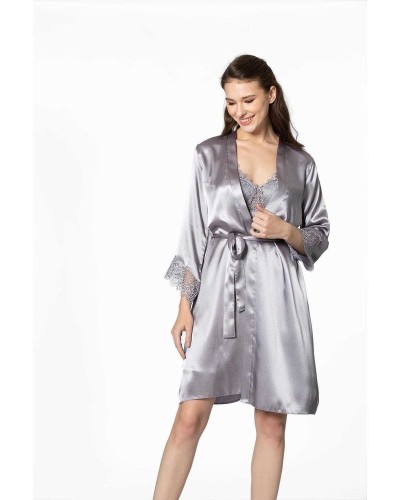 Pierre Cardin 6'lı Kısa Gecelik Sabahlık Çeyiz Set 6040 Royal Renk