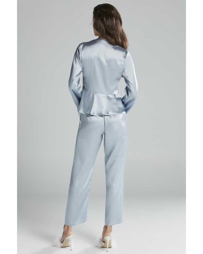 Pierre Cardin 6'lı Midi Gecelik Sabahlık Gelin Çeyiz Set 6335 Mist
