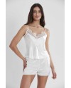 Pierre Cardin 6'lı Ekru Midi Gecelik Sabahlık Set 6335