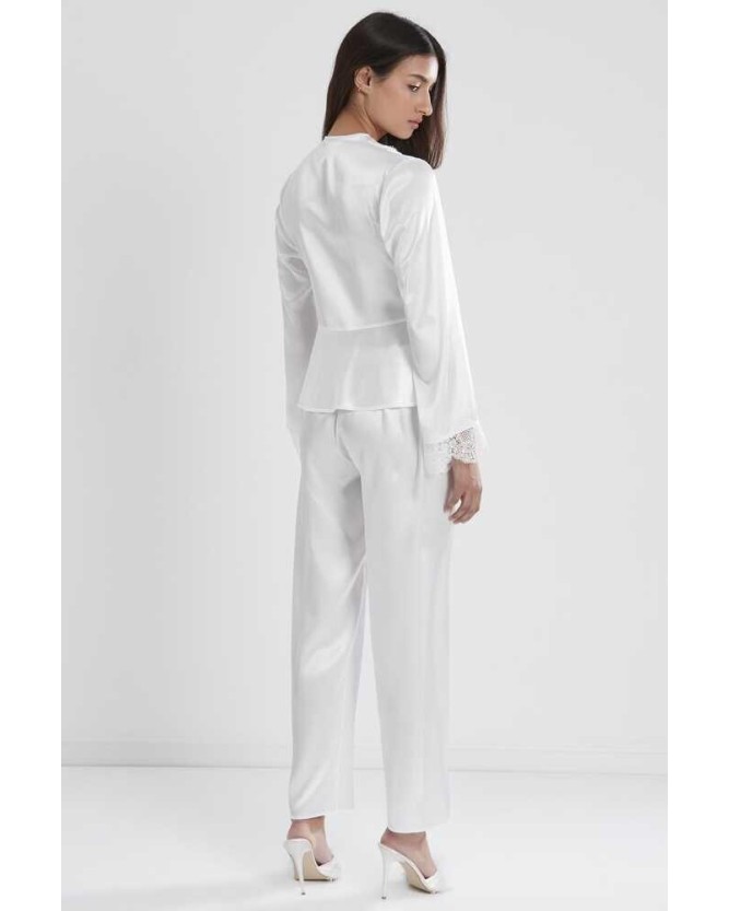 Pierre Cardin 6'lı Ekru Midi Gecelik Sabahlık Set 6335