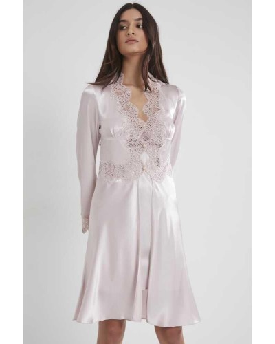 Pierre Cardin 6'lı Pudra Midi Gecelik Sabahlık Set 6335