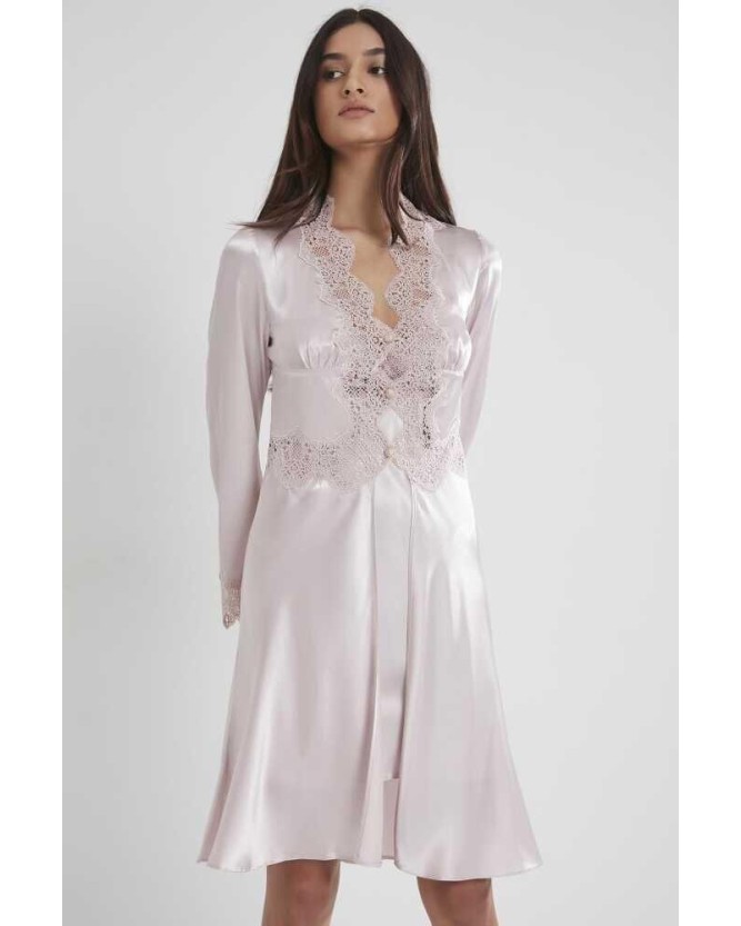 Pierre Cardin 6'lı Pudra Midi Gecelik Sabahlık Set 6335