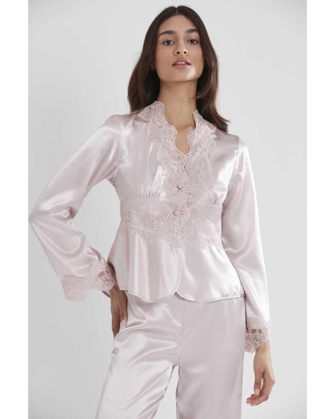Pierre Cardin 6'lı Pudra Midi Gecelik Sabahlık Set 6335