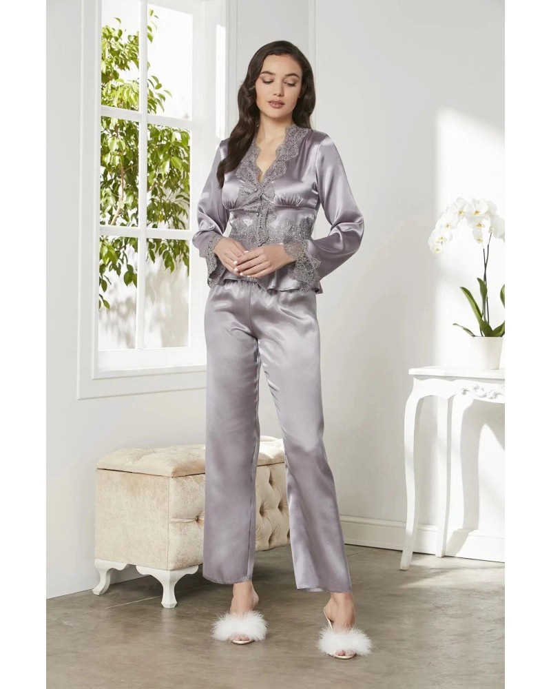 Pierre Cardin 6'lı Midi Gecelik Sabahlık Set 6335 Royal