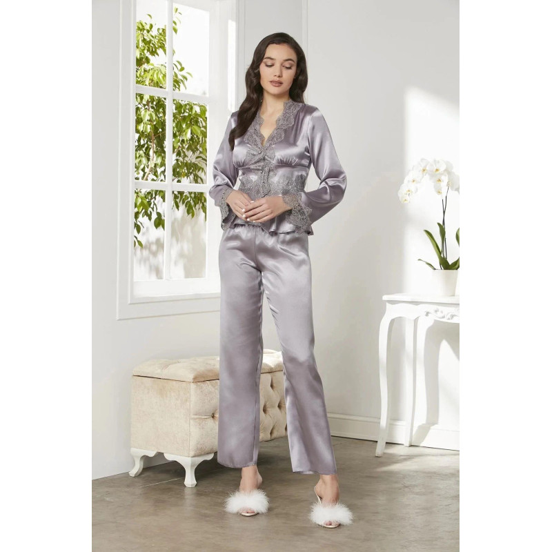 Pierre Cardin 6'lı Midi Gecelik Sabahlık Set 6335 Royal