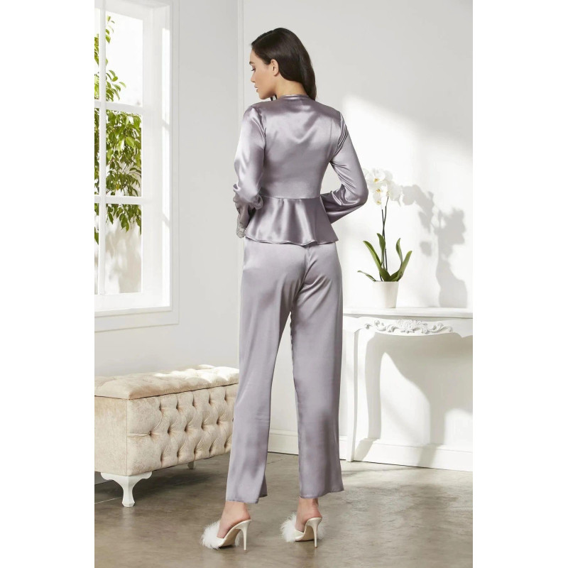 Pierre Cardin 6'lı Midi Gecelik Sabahlık Set 6335 Royal