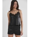 Pierre Cardin 6'lı Midi Gecelik Sabahlık Set 6335 Siyah Pierre Cardin 6'lı Midi Gecelik Sabahlık Set 6335 Siyah