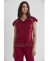 Pierre Cardin 6'lı Penye Modal Gecelik Sabahlık Çeyiz Seti 5025 Bordo Pierre Cardin 6'lı Penye Modal Gecelik Sabahlık Çeyiz Seti 5025 Bordo